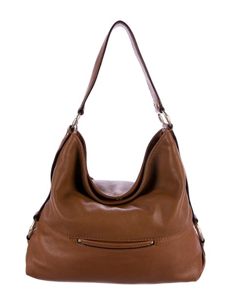 hobo michael kors small used leather handbags|michael kors large hobo handbags.